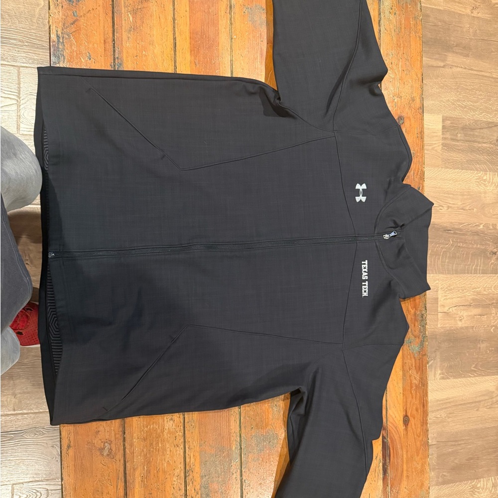 Under Armour Black Texas Tech Full-Zip Performance Jacket